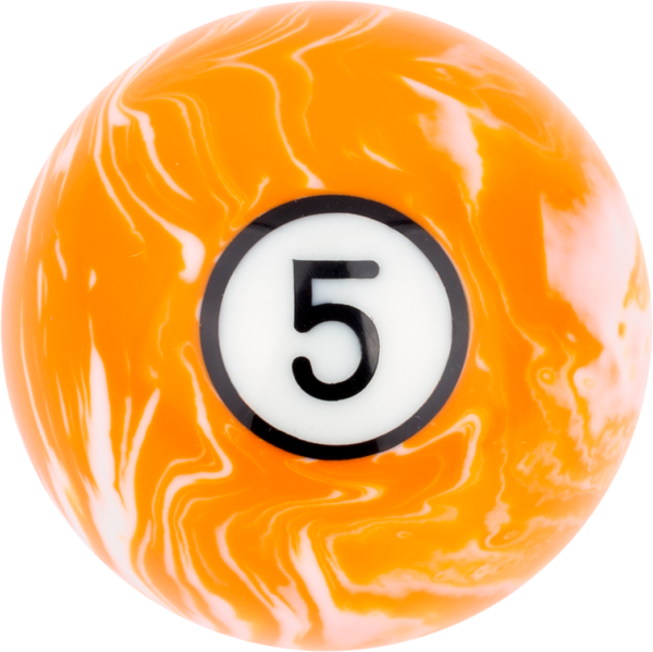 White Marble Replacement Ball - #5